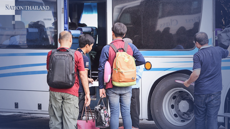 Fewer people leaving Bangkok this New Year's, says bus company Fewer people leaving Bangkok this New Year's, says bus company