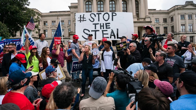 Trump drove lie that election was stolen, undermining voter trust in outcome Trump drove lie that election was stolen, undermining voter trust in outcome
