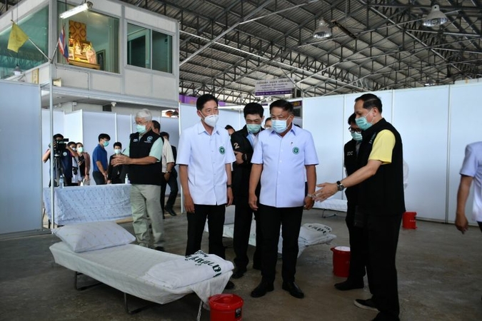 Samut Sakhon field hospital all set to treat migrant workers Samut Sakhon field hospital all set to treat migrant workers