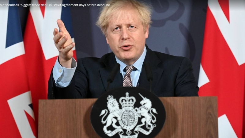 U.K. and E.U. announce post-Brexit trade deal, smoothing Dec. 31 departure U.K. and E.U. announce post-Brexit trade deal, smoothing Dec. 31 departure