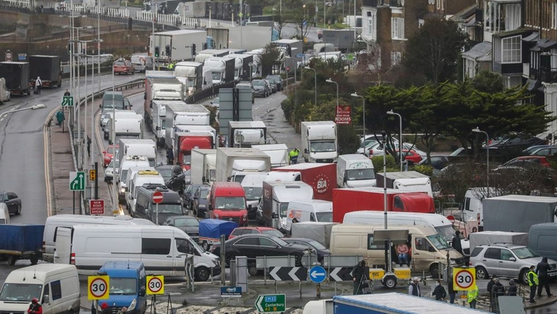 Despite progress, backups persist on Christmas Eve at Port of Dover Despite progress, backups persist on Christmas Eve at Port of Dover