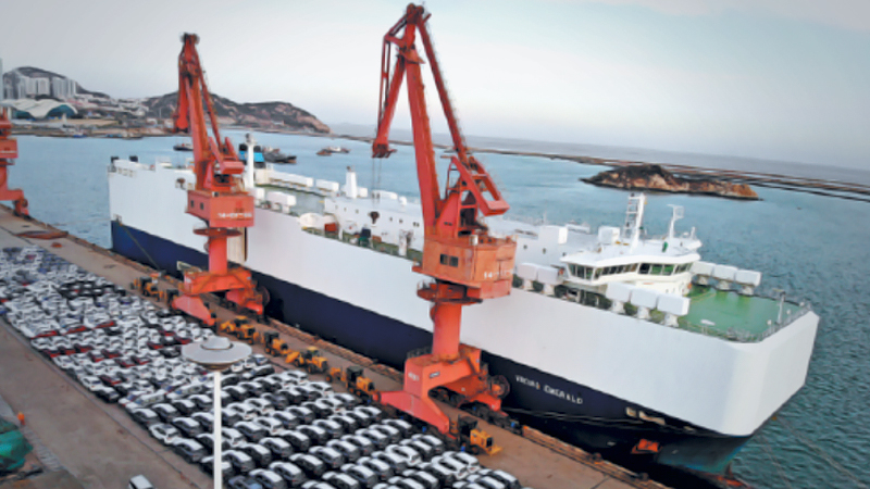 Chinese automakers sailing ahead on route to go global Chinese automakers sailing ahead on route to go global