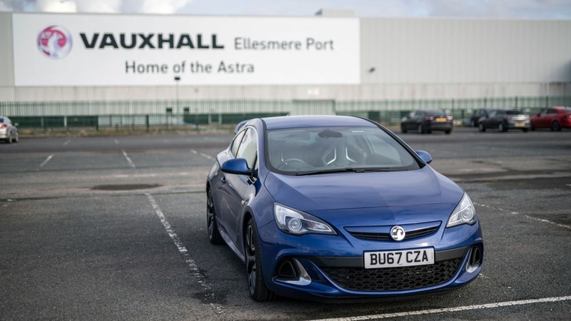 Automobiles manufactured by Vauxhall Motors in the factory parking lot in England's Ellesmere Port on Feb. 5, 2018. Brexit had made Vauxhall, owned by France's PSA Group, postpone further investment in its plant in Ellesmere Port. MUST CREDIT: Bloomberg photo by Matthew Lloyd