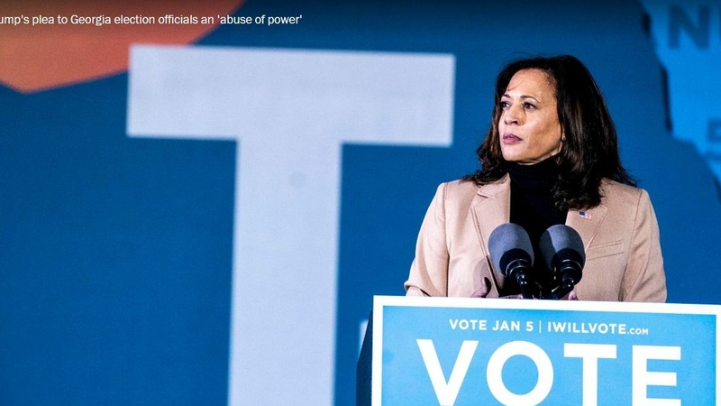 Harris, others condemn Trump's call to Raffensperger while Republicans remain largely silent Harris, others condemn Trump's call to Raffensperger while Republicans remain largely silent