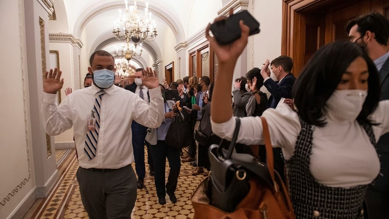 Democrats, Republicans blame Trump for inciting 'coup' as mob storms Capitol Democrats, Republicans blame Trump for inciting 'coup' as mob storms Capitol