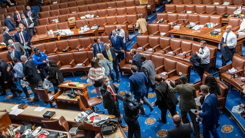 Congress closes in on affirming Biden win following riot at U.S. Capitol Congress closes in on affirming Biden win following riot at U.S. Capitol