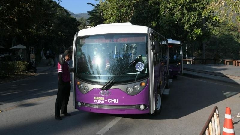 Chiang Mai University goes green with 40 new electric buses Chiang Mai University goes green with 40 new electric buses