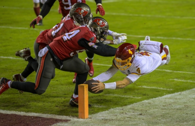 Taylor Heinicke dove for the pylon and launched himself into Washington football lore Taylor Heinicke dove for the pylon and launched himself into Washington football lore