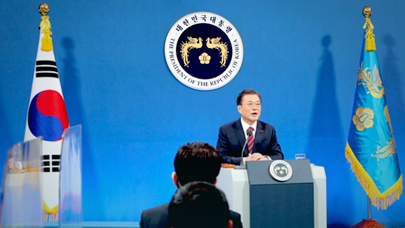 Moon believes S. Korea will achieve faster herd immunity formation than other nations Moon believes S. Korea will achieve faster herd immunity formation than other nations