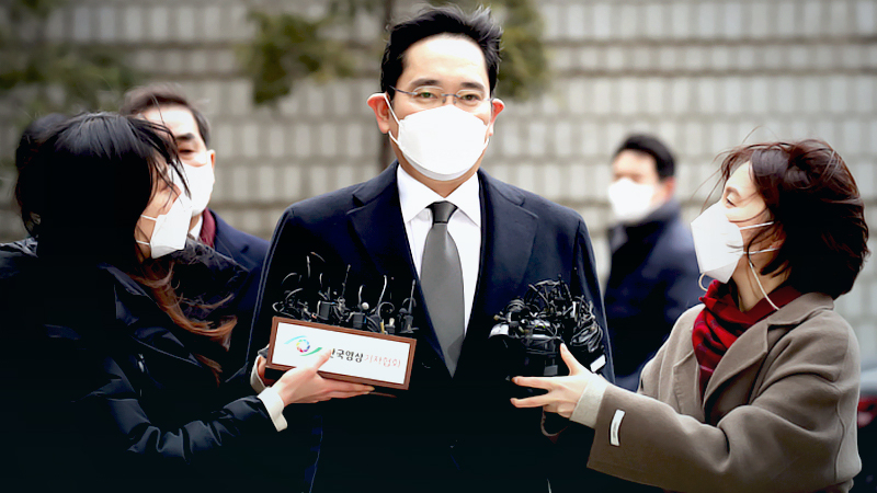 Blow for Samsung as heir Lee sent back to prison for bribery Blow for Samsung as heir Lee sent back to prison for bribery