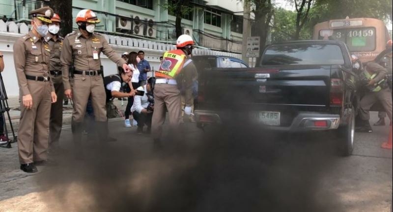 Vehicles emitting black smoke to face fine up to Bt5,000, department warns Vehicles emitting black smoke to face fine up to Bt5,000, department warns
