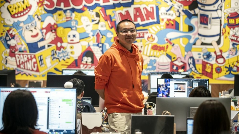 Huang Yimeng, co-founder and chief executive officer of XD, at the company's office in Shanghai, China, on Jan. 21, 2021. MUST CREDIT: Bloomberg photo by Qilai Shen.