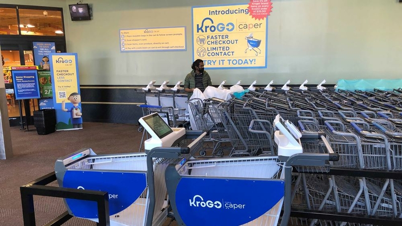Smart shopping carts on the rise as stores adapt to pandemic era Smart shopping carts on the rise as stores adapt to pandemic era