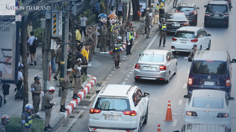 Bangkok police prepare for reopening of schools on Monday Bangkok police prepare for reopening of schools on Monday