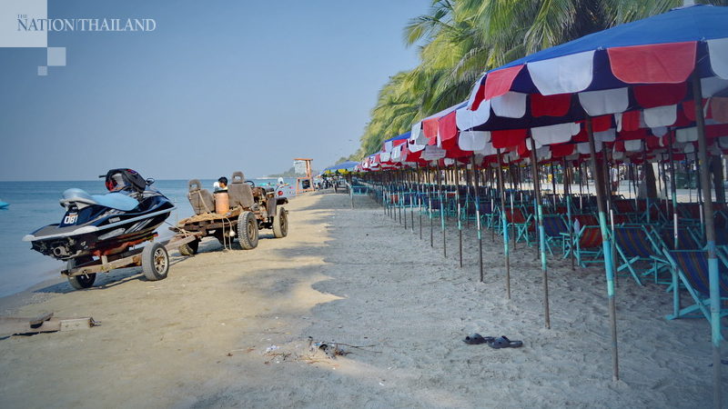 Bang Saen beach set to open fully from Monday Bang Saen beach set to open fully from Monday
