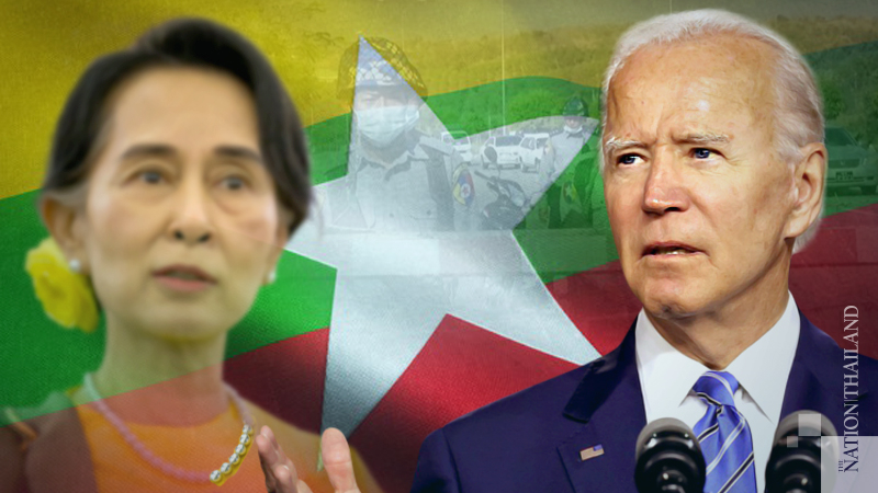 Biden administration declares 'coup' in Myanmar, triggering review of U.S. aid Biden administration declares 'coup' in Myanmar, triggering review of U.S. aid