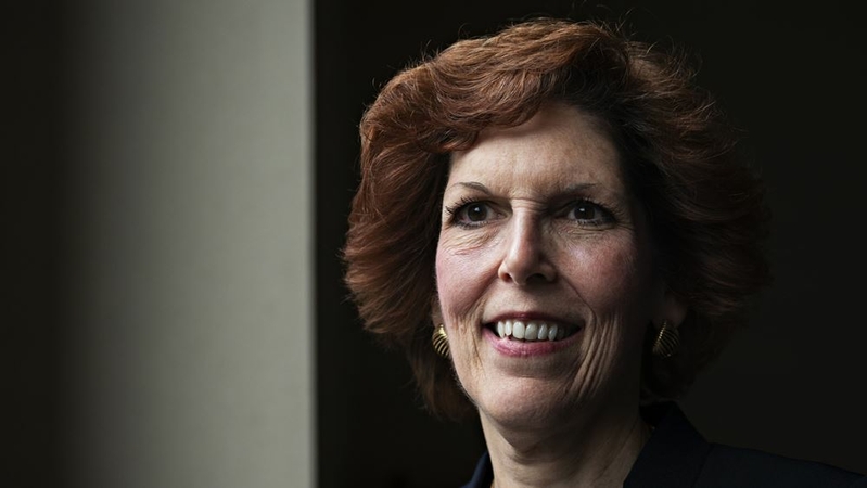Loretta Mester, president and chief executive officer of Federal Reserve Bank of Cleveland, during the National Association of Business Economics economic policy conference in Washington on Feb. 24, 2020. MUST CREDIT: Bloomberg photo by Melissa Lyttle.