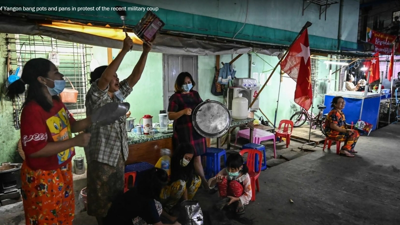 Pots and pans became tools of protests from Chile to Myanmar Pots and pans became tools of protests from Chile to Myanmar