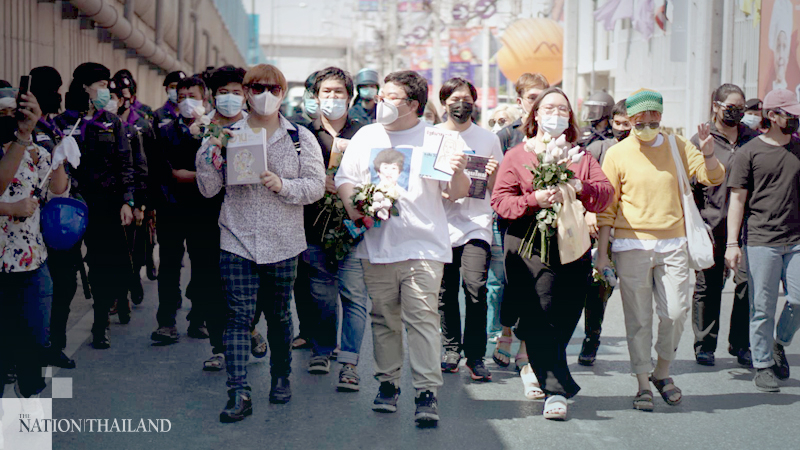 Parit, Panusaya among 22 protesters charged over rally last month Parit, Panusaya among 22 protesters charged over rally last month