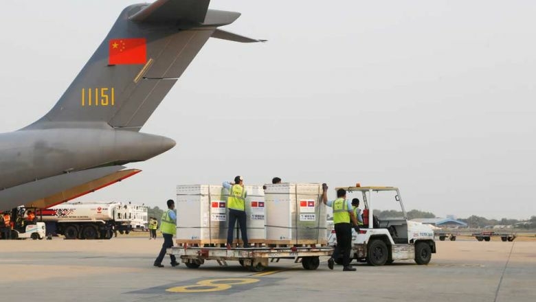 600K Covid vaccines from China arrive in Cambodia 600K Covid vaccines from China arrive in Cambodia