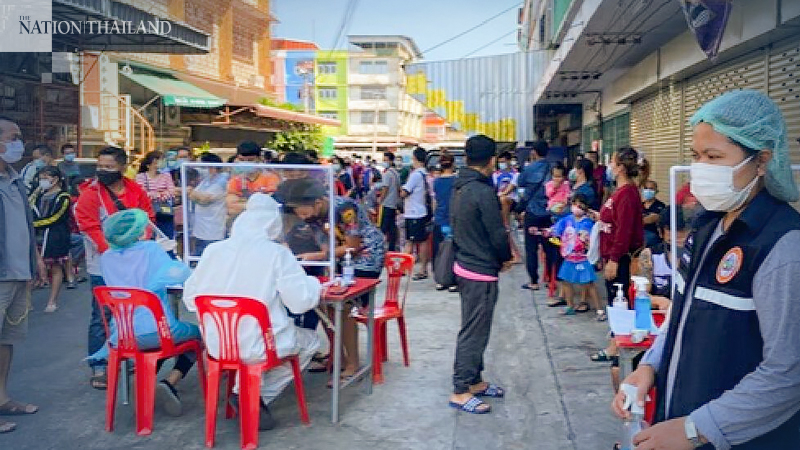 Pathum Thani zooms in on two markets after proactive testing finds 50 cases Pathum Thani zooms in on two markets after proactive testing finds 50 cases