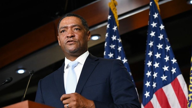 Rep. Cedric Richmond, D-La., speaks during a news conference on Capitol Hill on July 1, 2020. MUST CREDIT: Bloomberg photo by Erin Scott