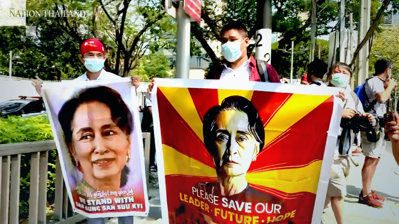 Myanmar nationals in Bangkok ask US to protect families back home Myanmar nationals in Bangkok ask US to protect families back home