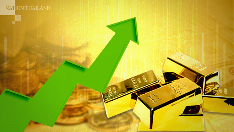 Gold moves up on strong US economic data, weakening dollar