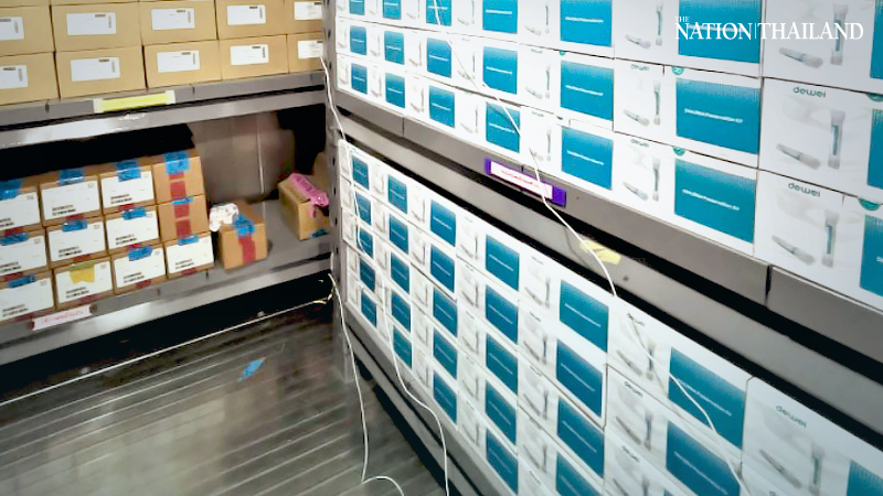 Specialists check to see if warehouse cool enough to store vaccine Specialists check to see if warehouse cool enough to store vaccine