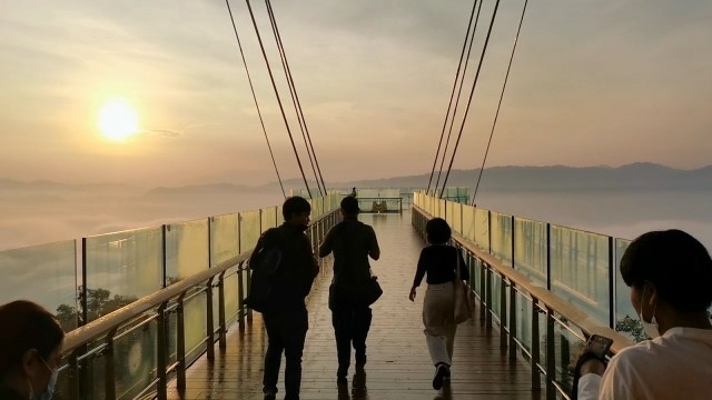 Betong gets ready for arrivals once flights start landing in April