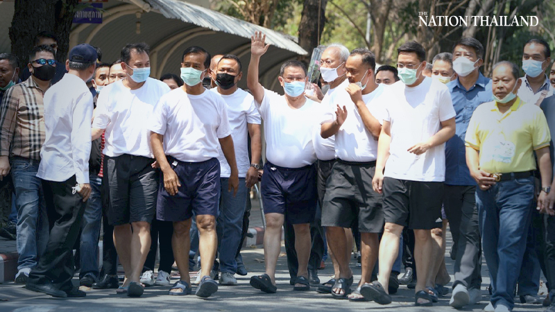 Court grants bail to 8 PDRC leaders after two nights behind bars Court grants bail to 8 PDRC leaders after two nights behind bars