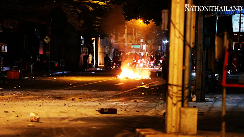 22 protesters detained after multiple clashes with police during pro-democracy protest 22 protesters detained after multiple clashes with police during pro-democracy protest
