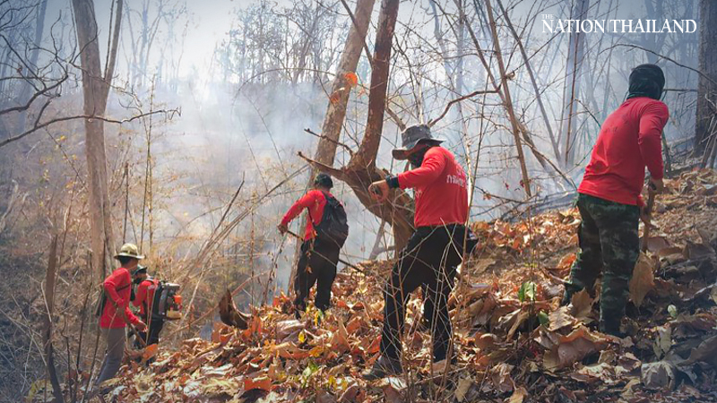 Forest fires erupt in Chiang Mai, Lamphun Forest fires erupt in Chiang Mai, Lamphun