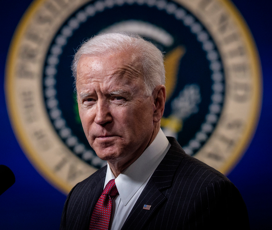 President Joe Biden is shown at the White House in Washington on Feb. 10, 2021. Washington Post photo by Bill O'Leary