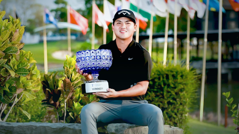 Golfer Poom fulfils mum's desire for title as birthday gift Golfer Poom fulfils mum's desire for title as birthday gift