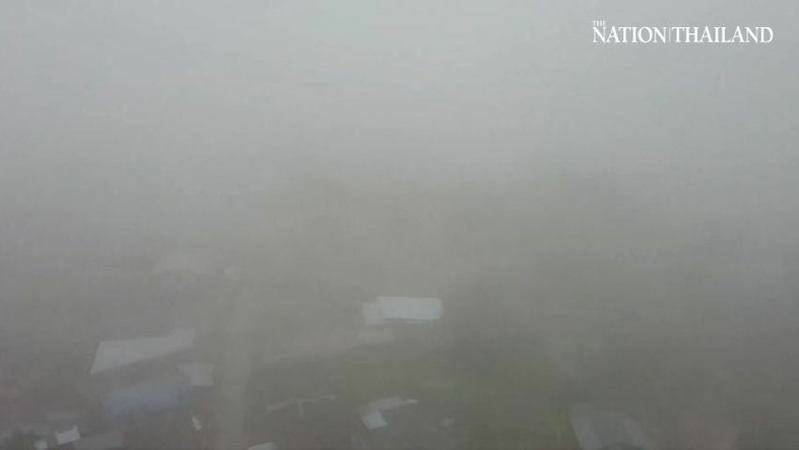 Misty morning in Nakhon Ratchasima Misty morning in Nakhon Ratchasima