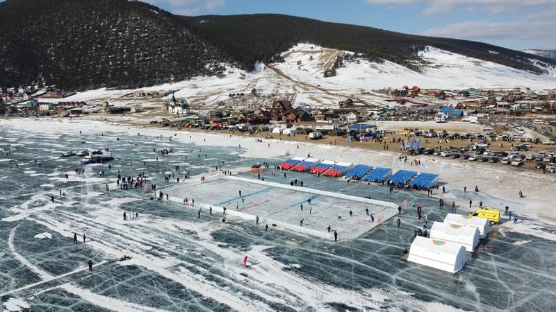 On Lake Baikal, Russia's hockey greats play 'last game' for threatened environment On Lake Baikal, Russia's hockey greats play 'last game' for threatened environment