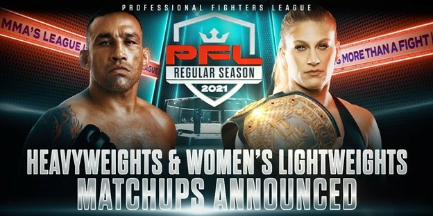 PFL announces main event and full card matchups for heavyweights and women's lightweights on May 6 PFL announces main event and full card matchups for heavyweights and women's lightweights on May 6