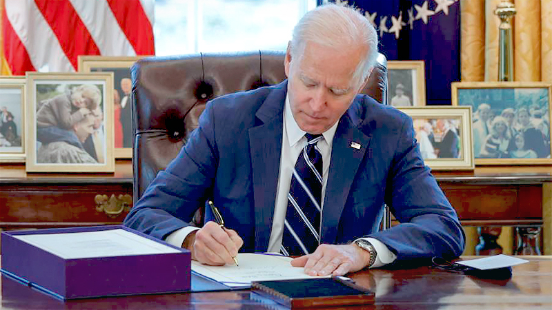Biden signs $1.9 trillion stimulus bill Biden signs $1.9 trillion stimulus bill