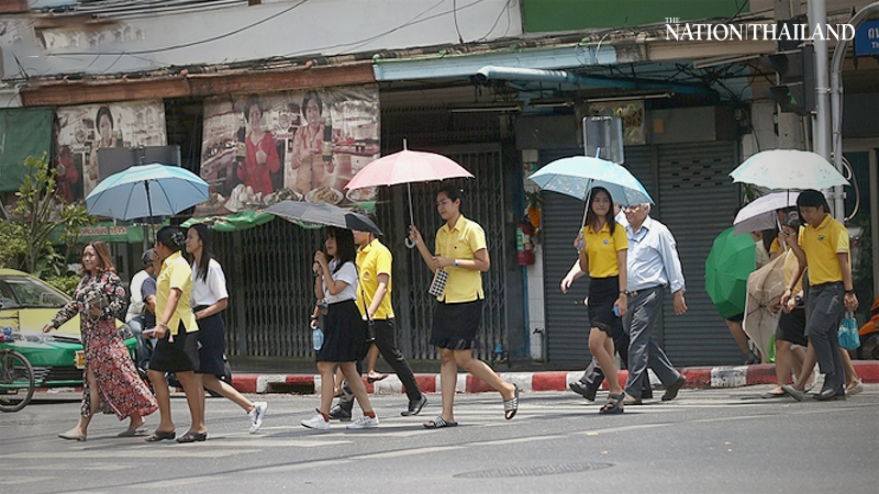 Heat and haze forecast for upper Thailand, isolated thundershowers in the South Heat and haze forecast for upper Thailand, isolated thundershowers in the South
