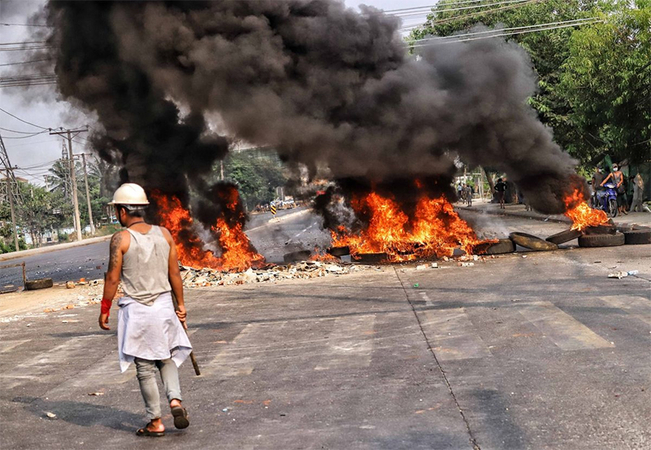 Myanmar junta imposes martial law in part of Yangon Myanmar junta imposes martial law in part of Yangon