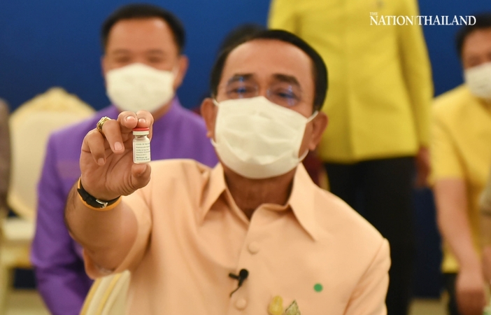 ‘No side effects’: Prayut urges 10m AstraZeneca jabs per month ‘No side effects’: Prayut urges 10m AstraZeneca jabs per month