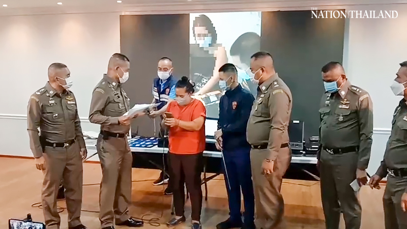 Police swoop in on shady loan-sharking operation in Samut Sakhon Police swoop in on shady loan-sharking operation in Samut Sakhon
