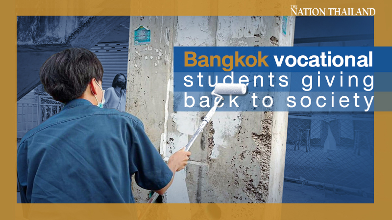 Bangkok vocational students giving back to society Bangkok vocational students giving back to society