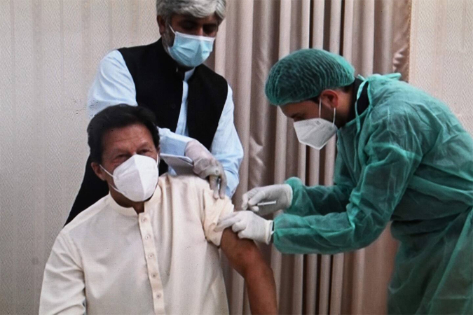 Pakistan's prime minister contracts coronavirus two days after his first vaccine dose Pakistan's prime minister contracts coronavirus two days after his first vaccine dose