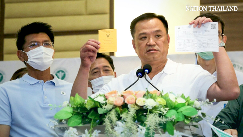 Health minister gets 2nd jab, says Thailand in talks for travel bubbles Health minister gets 2nd jab, says Thailand in talks for travel bubbles