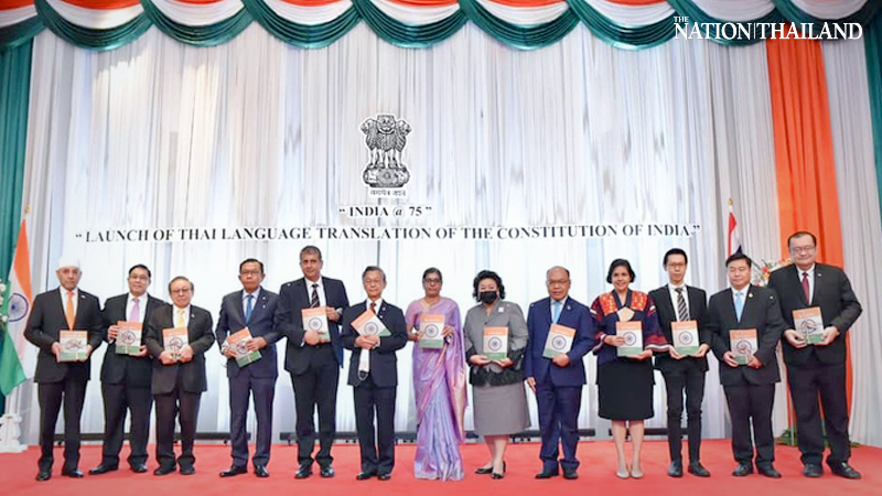 Thai-language translation of Indian Constitution launched in Bangkok Thai-language translation of Indian Constitution launched in Bangkok