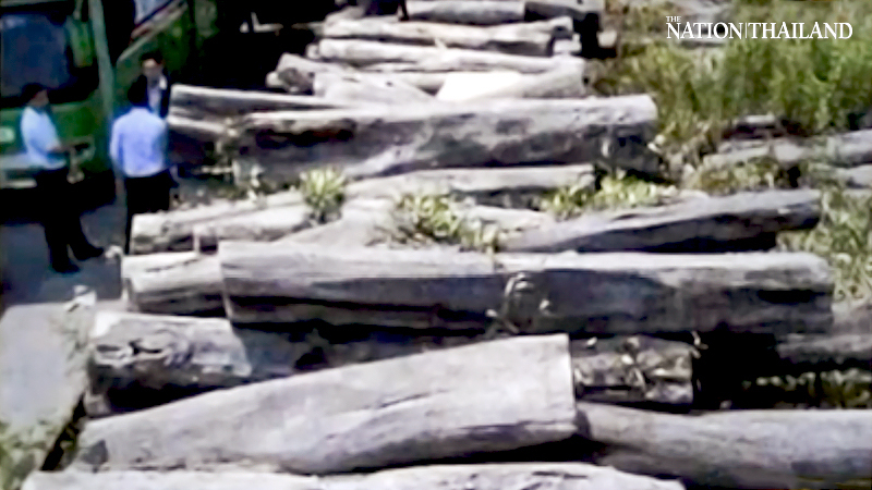 Mukdahan Natural Resources chief arrested in illegal logging sting Mukdahan Natural Resources chief arrested in illegal logging sting
