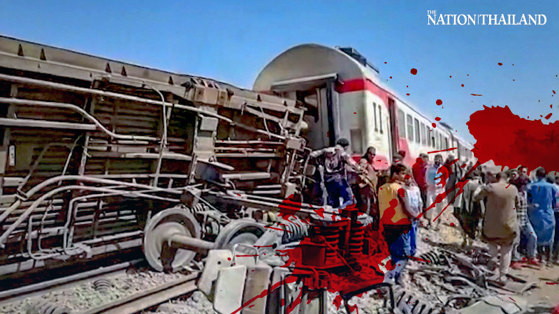 Train collision in southern Egypt kills at least 19, injures 185 Train collision in southern Egypt kills at least 19, injures 185