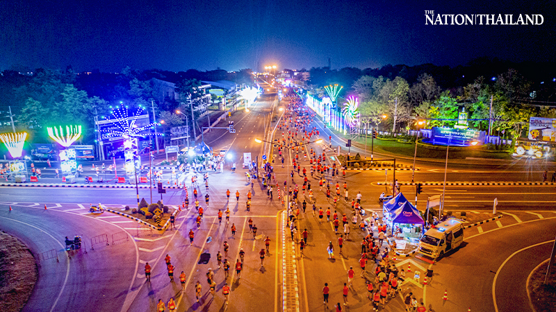 Thousands take part in first Buri Ram Marathon at night Thousands take part in first Buri Ram Marathon at night